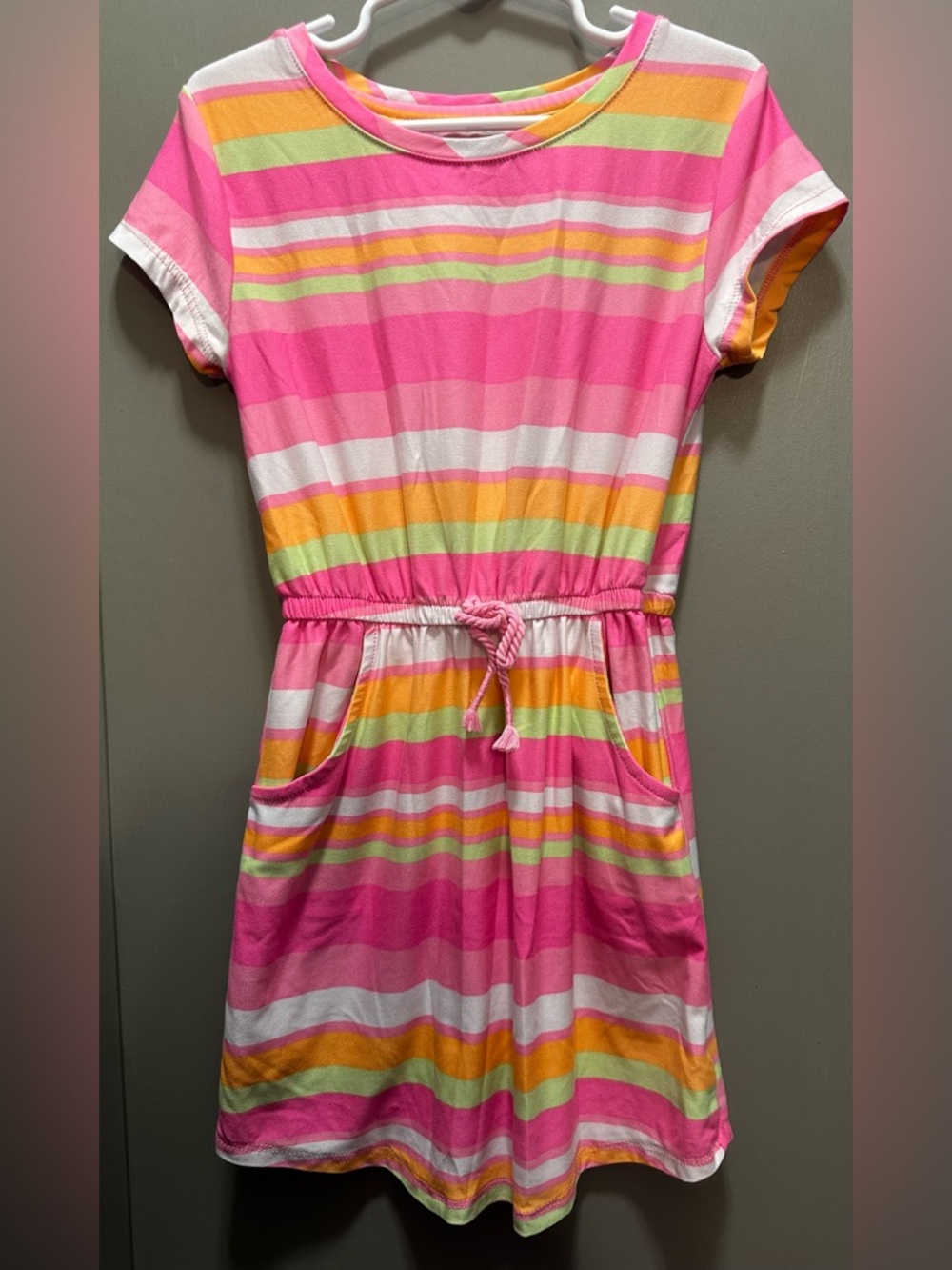 Extremely Me Size 6X Girls’ Striped Dress EUC